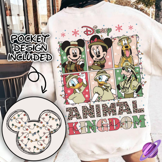 FESTIVE KINGDOM SWEATSHIRT W/ POCKET PRINT