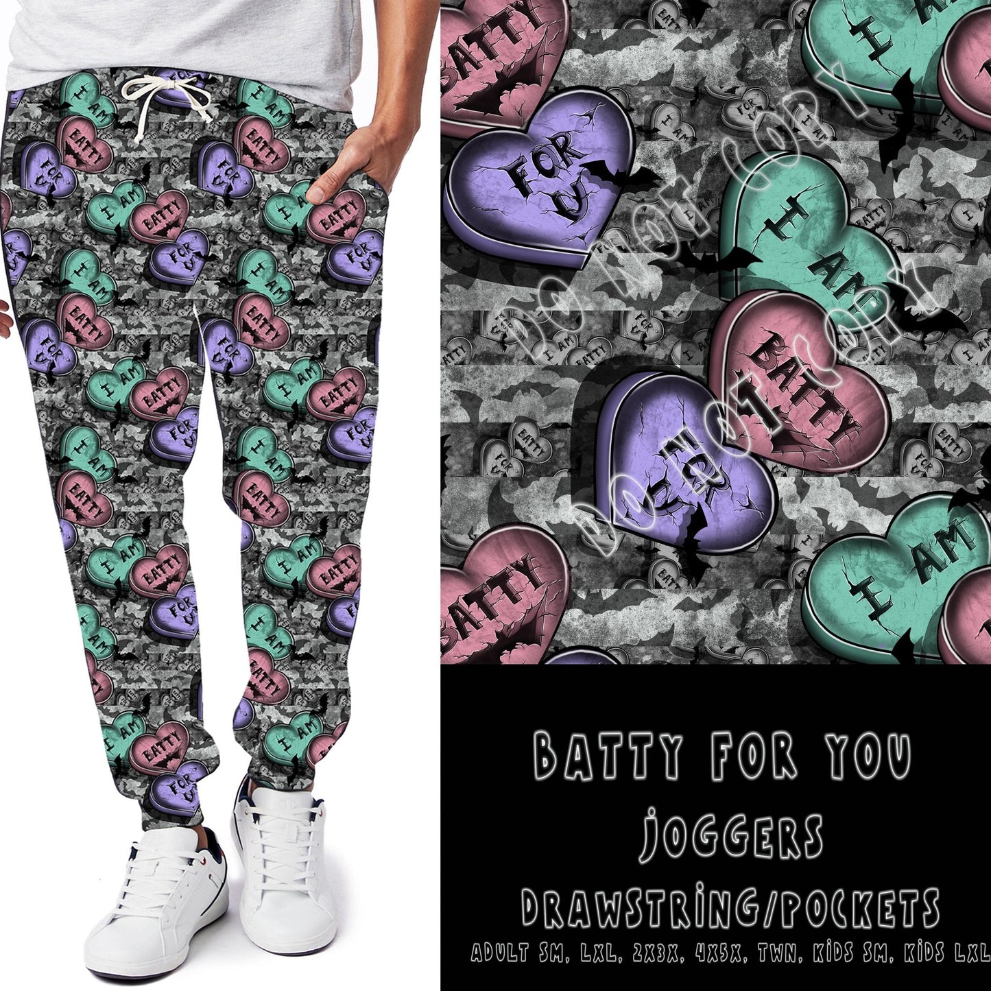 SPRING FLING-BATTY FOR YOU- LEGGINGS/JOGGERS