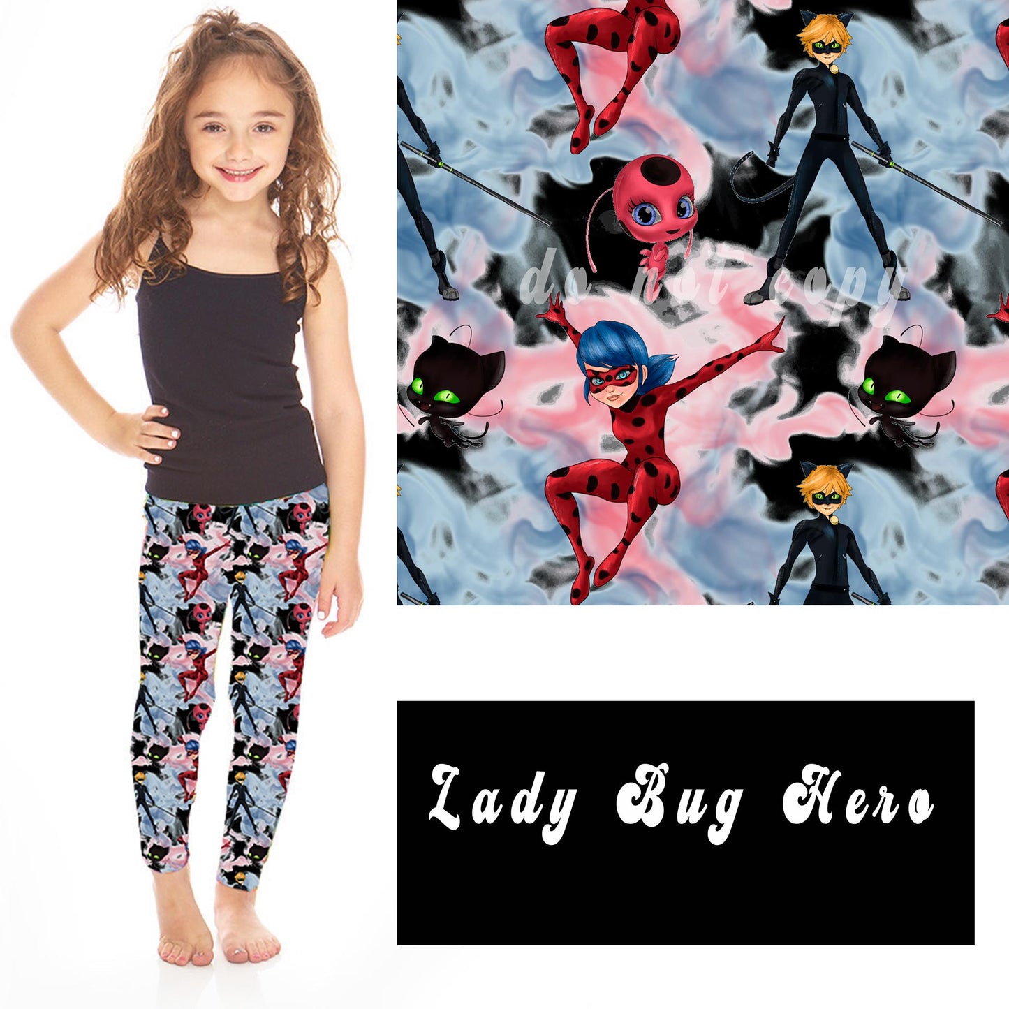 OUTFIT 6-LADY BUG HERO LEGGINGS/JOGGERS