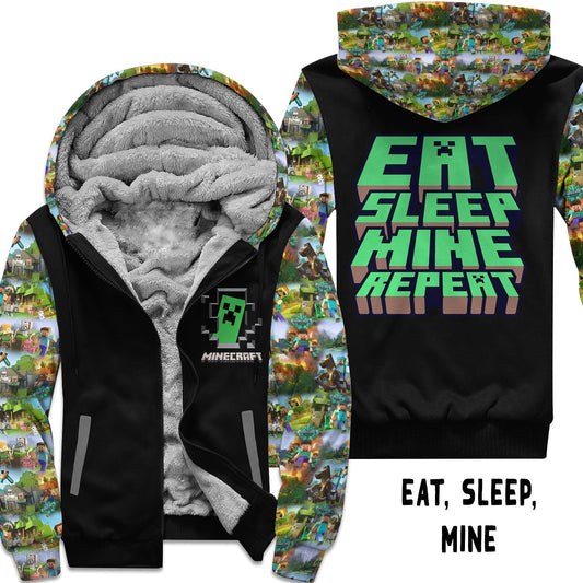 EAT SLEEP MINE- FLEECE/COTTON LINED JACKETS RUN 12 PREORDER CLOSING 11/29