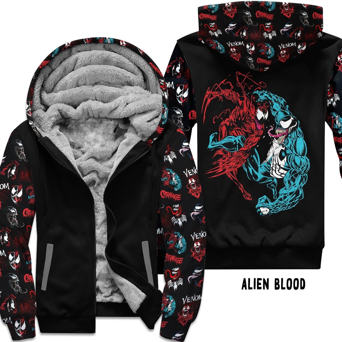 ALIEN BLOOD- FLEECE/COTTON LINED JACKETS RUN 12 PREORDER CLOSING 11/29