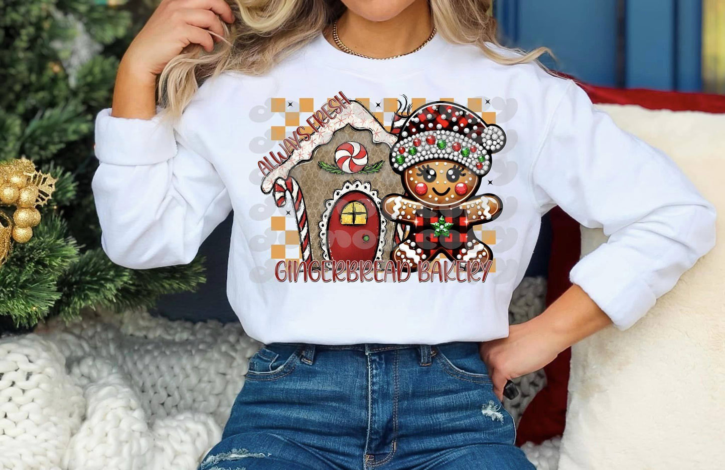 GINGERBREAD BAKEY CREWNECK SWEATSHIRT