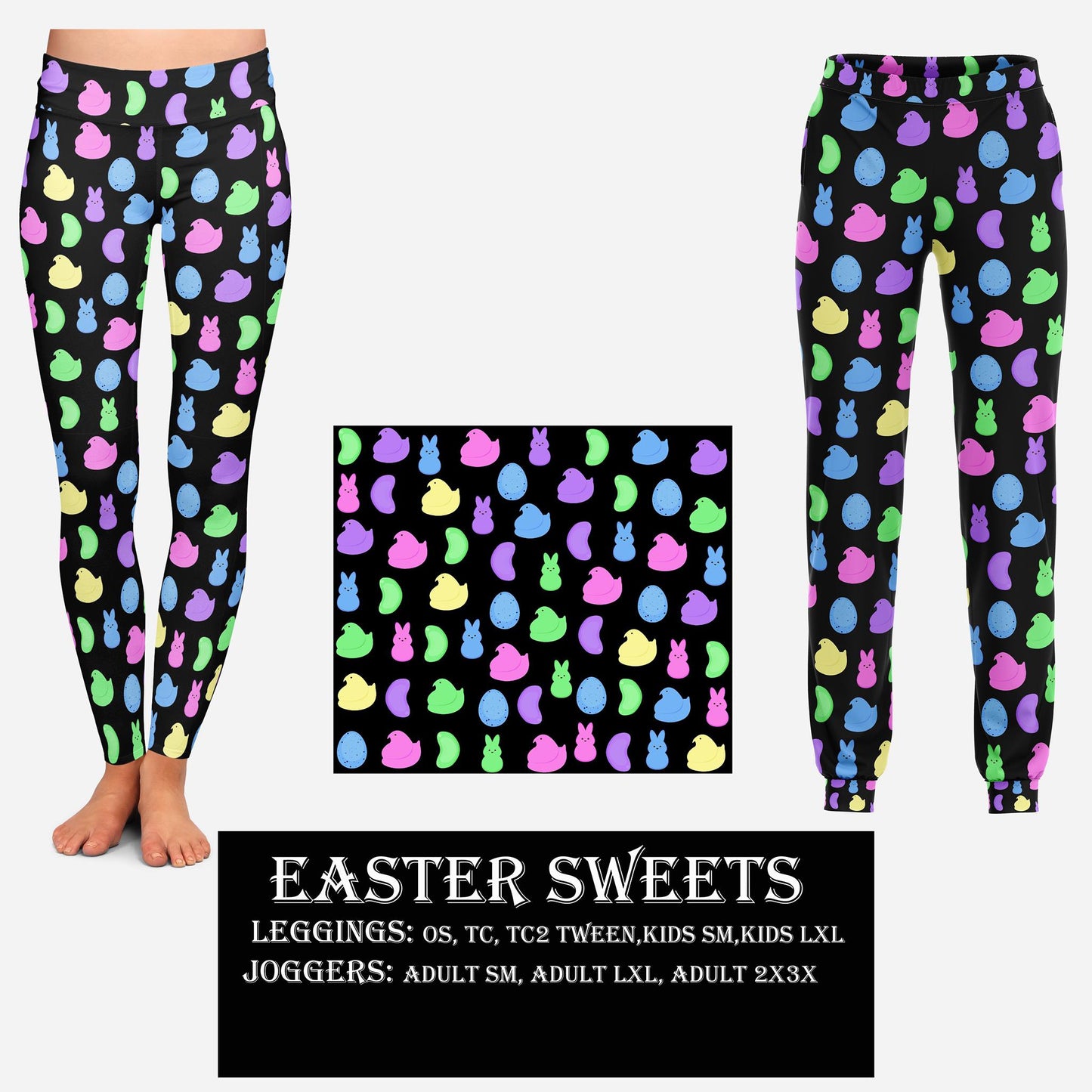 EASTER RUN- EASTER SWEETS LEGGINGS AND JOGGERS