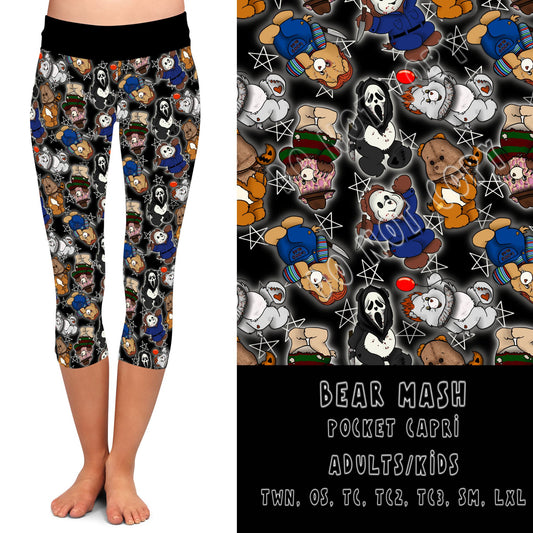 BEARY SCARY RUN- BEAR MASH-LEGGINGS/CAPRI/JOGGER/JOGGER CAPRI