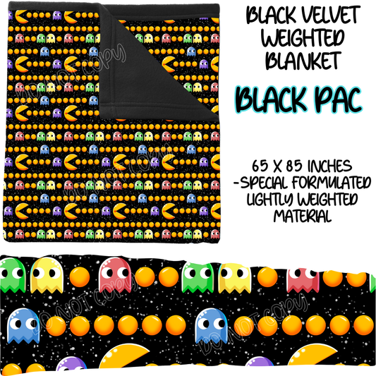 BLACK PAC - BLACK VELVET WEIGHTED BLANKET ROUND 4 PREORDER CLOSING 10/16