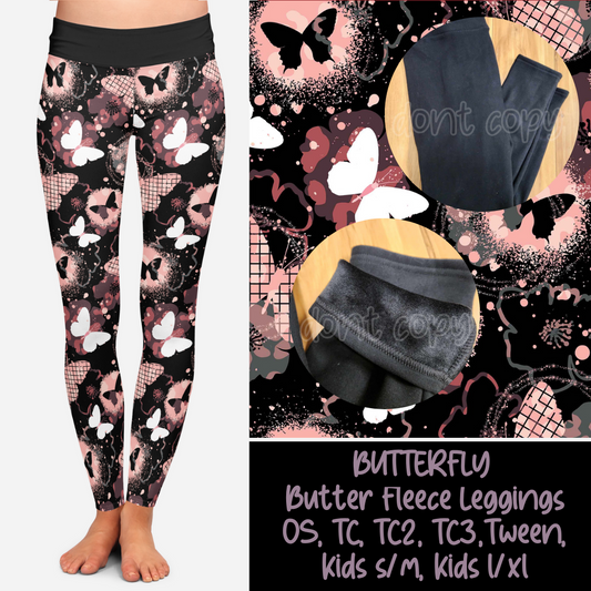 BUTTERFLY - BUTTER FLEECE LINED LEGGINGS