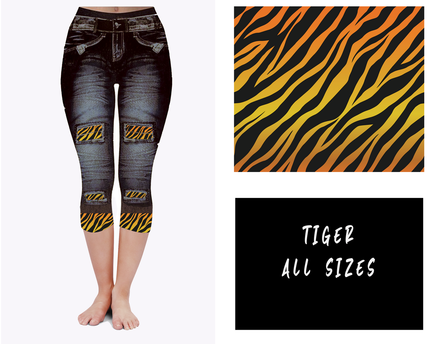 LEGGING JEAN RUN-TIGER (ACTIVE BACK POCKETS)