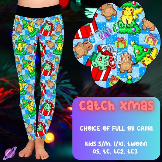 CATCH XMAS - CHRISTMAS RUN - LEGGING/CAPRI PREORDER CLOSING 9/29