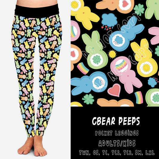 SPRING FLING-CBEAR PEEPS- LEGGINGS/JOGGERS