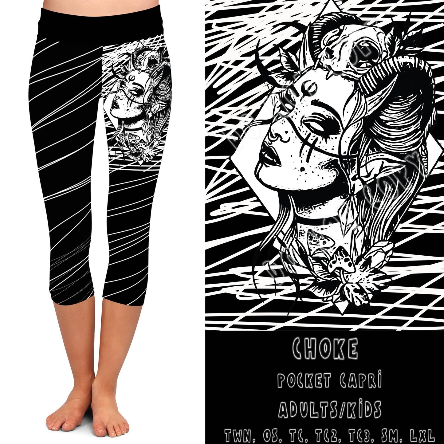 DARK TWISTED RUN- CHOKE-LEGGING/JOGGER