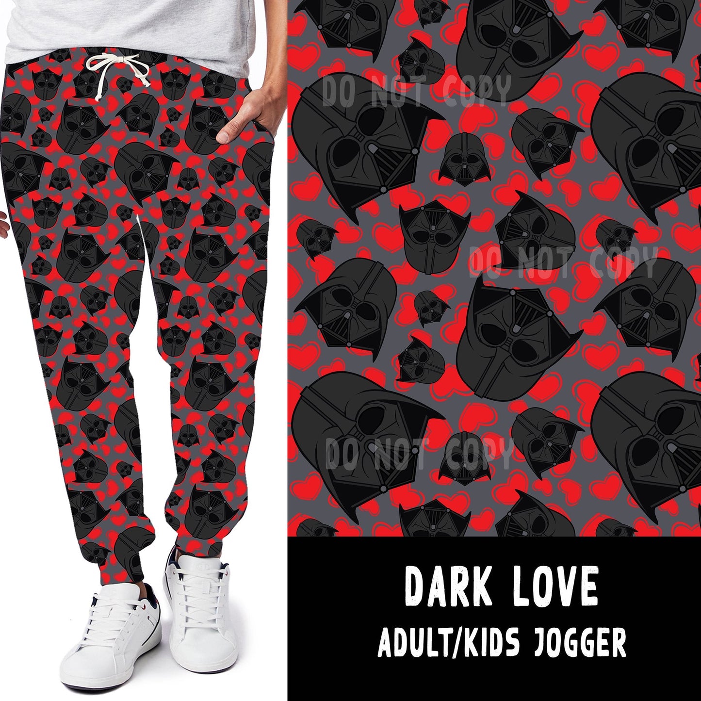 LUCKY IN LOVE-DARK LOVE LEGGINGS/JOGGERS