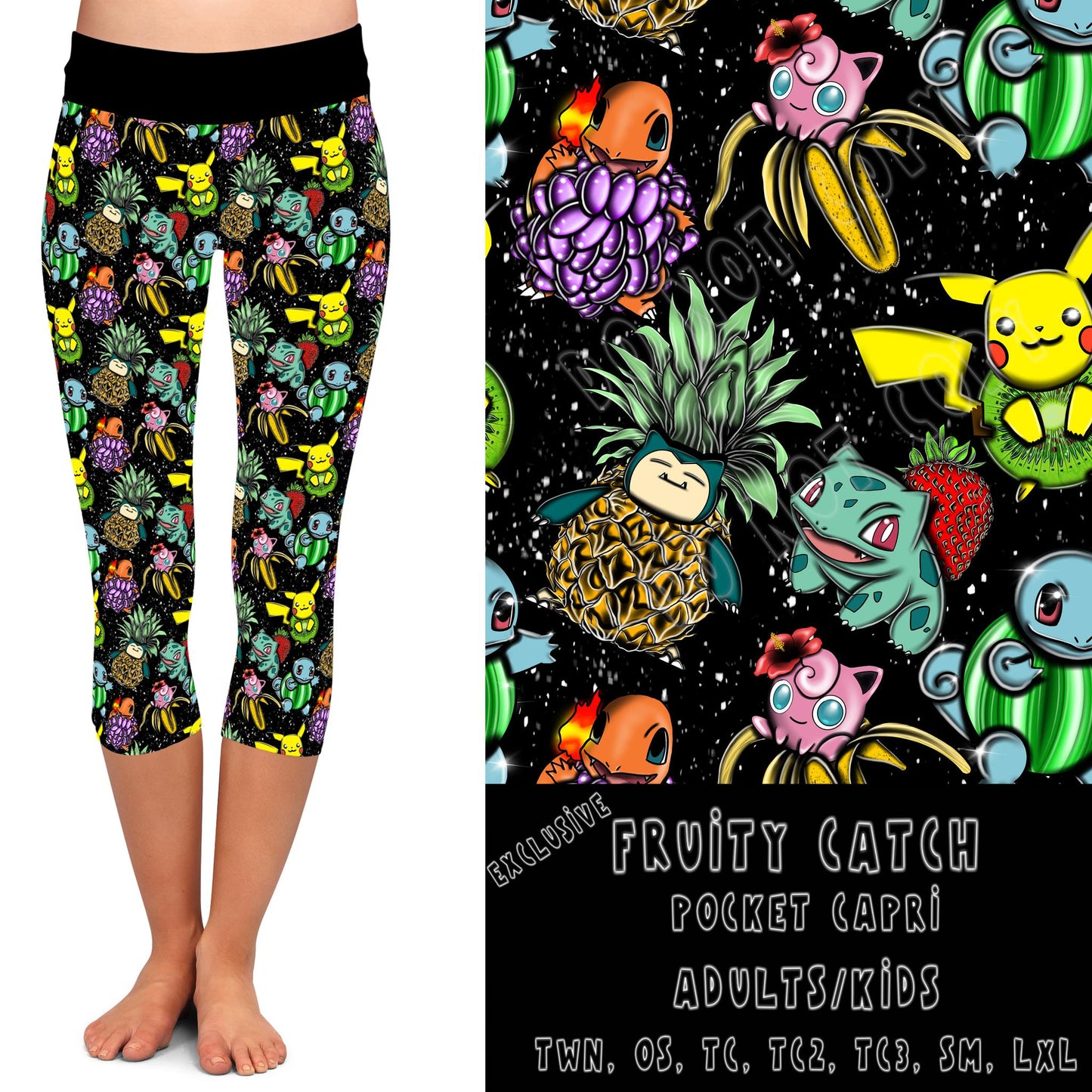 BATCH 68- FRUITY CATCH-LEGGINGS/CAPRI/JOGGER/Shorts