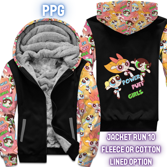 PPG - FLEECE/COTTON LINED JACKETS RUN 10 PREORDER CLOSING 10/26