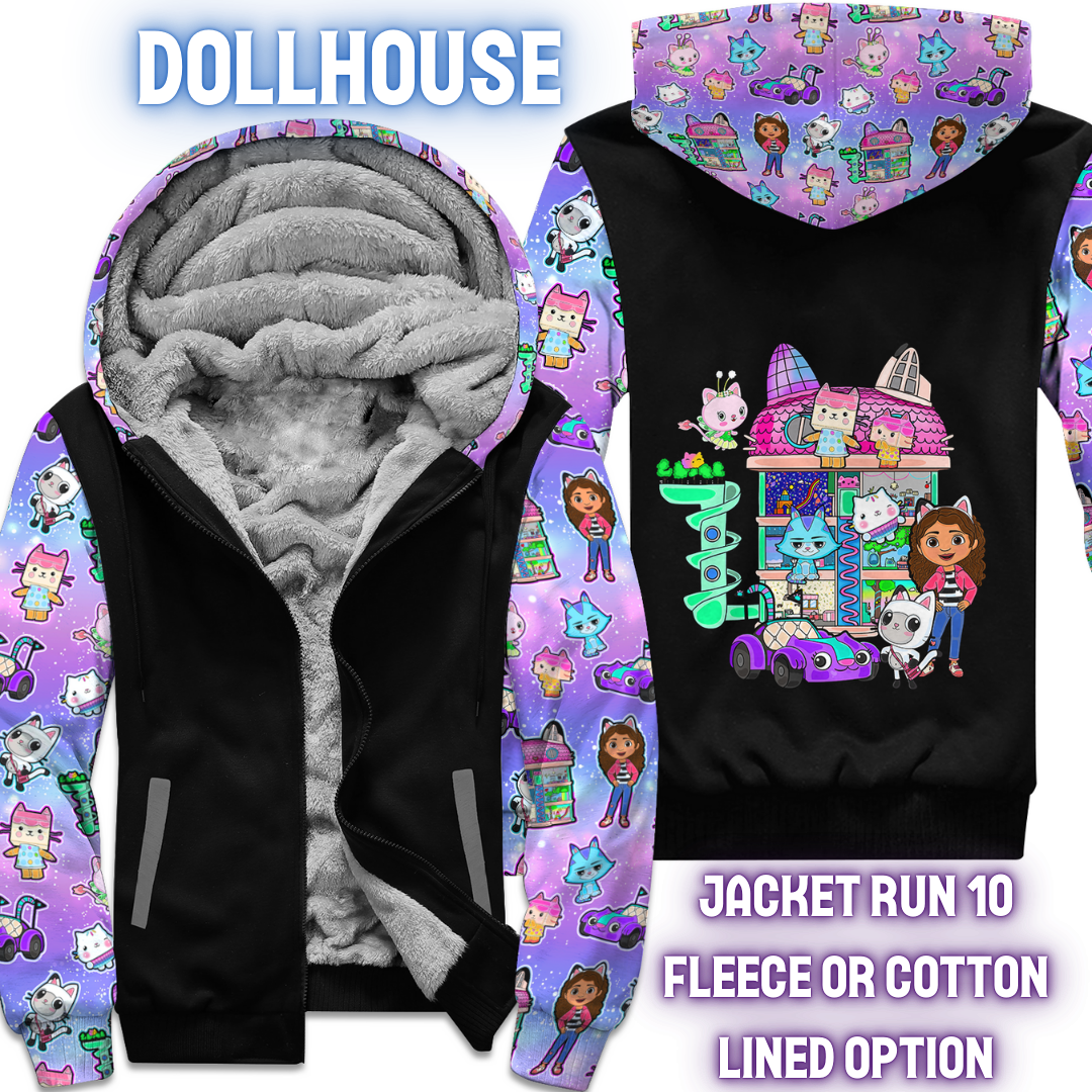 DOLLHOUSE - FLEECE/COTTON LINED JACKETS RUN 10 PREORDER CLOSING 10/26