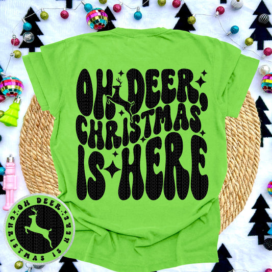 OH DEER- DOUBLE SIDED TEE