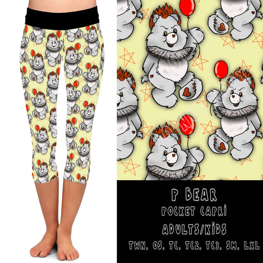 BEARY SCARY RUN- P BEAR-LEGGINGS/CAPRI/JOGGER/JOGGER CAPRI