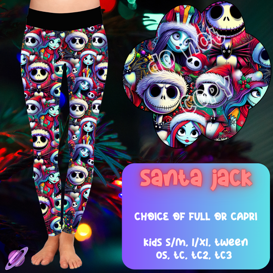 SANTA JACK - CHRISTMAS RUN - LEGGING/CAPRI PREORDER CLOSING 9/29