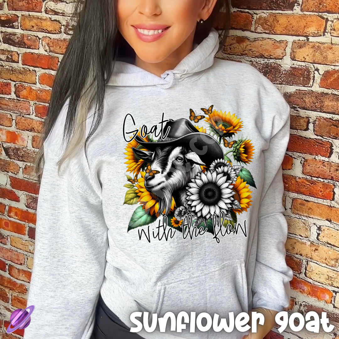 SUNFLOWER GOAT HOODIE