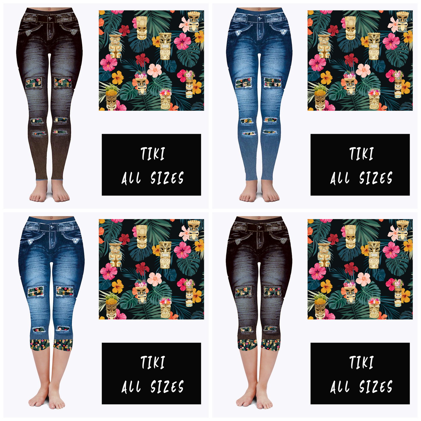 LEGGING JEAN RUN-TIKI (ACTIVE BACK POCKETS)