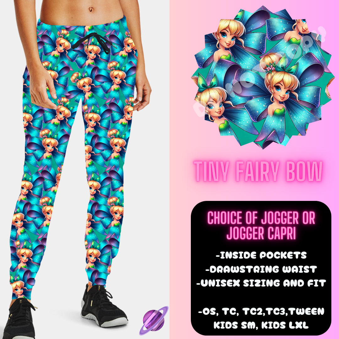 TINY FAIRY BOW - BOW RUN JOGGER/CAPRI PREORDER CLOSING 4/7 ETA MAY