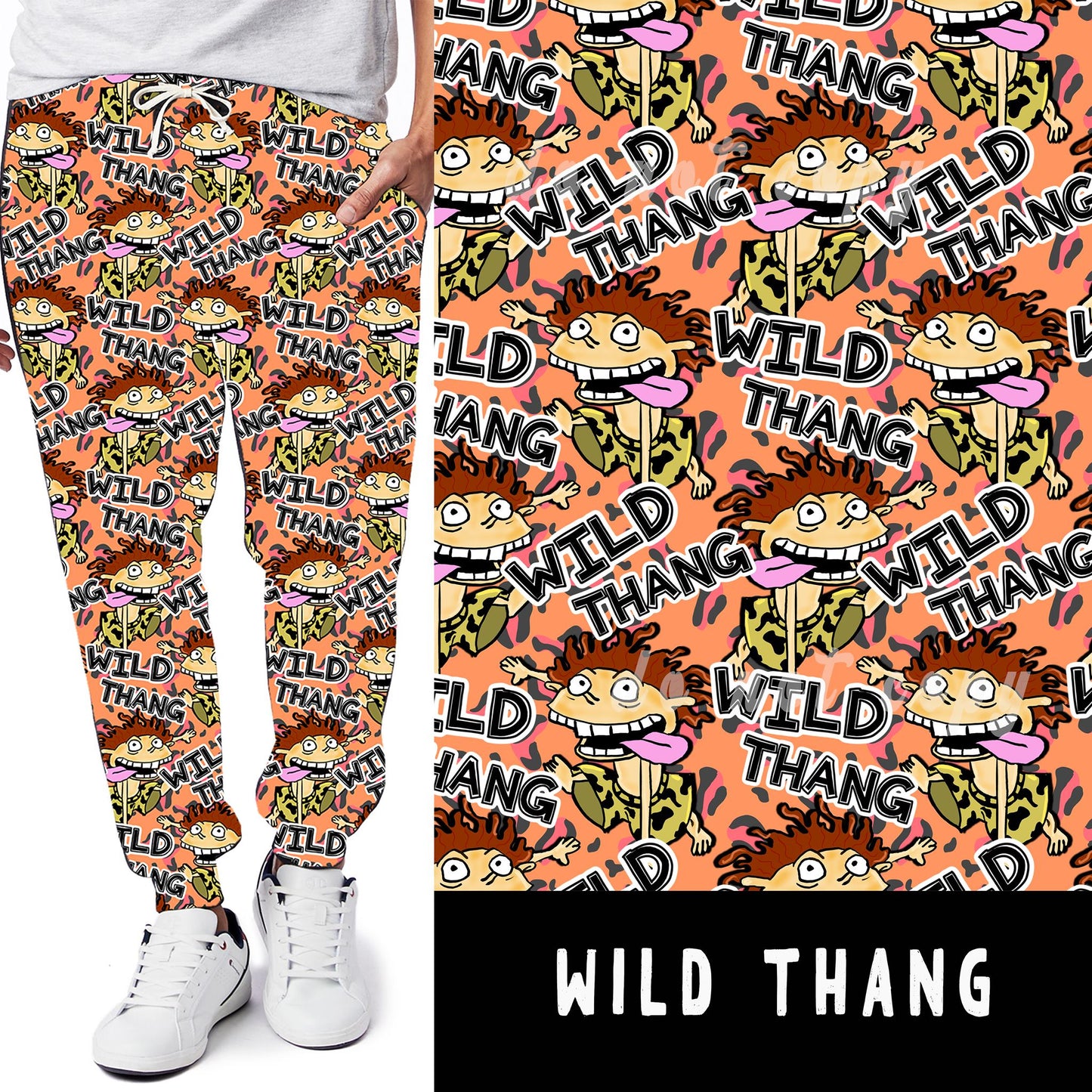 90'S TOON RUN- WILD THANG LEGGINGS/JOGGERS