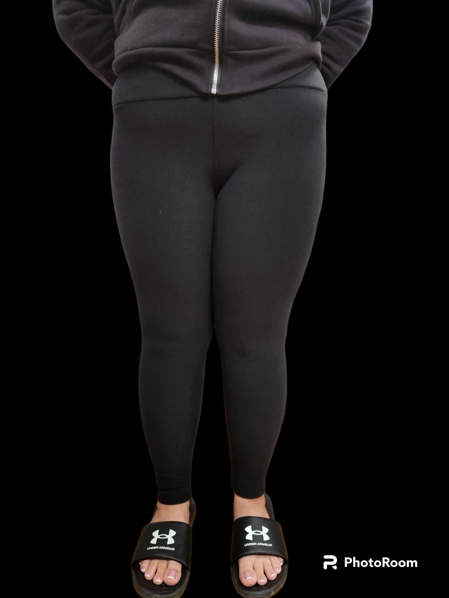 GALAXY SUNFLOWER - BUTTER FLEECE LINED LEGGINGS