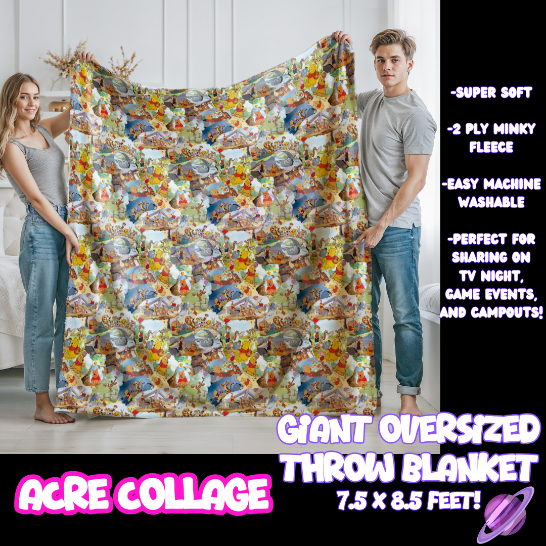 ACRE COLLAGE - GIANT SHAREABLE THROW BLANKETS ROUND 10  -PREORDER CLOSING 12/2