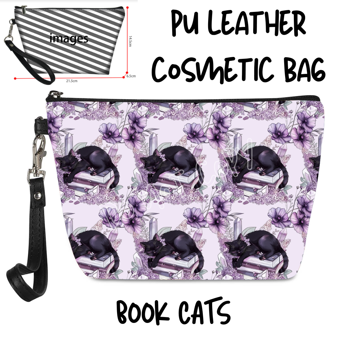 BOOK CATS - BAG RUN 3 - COSMETIC BAG - PREORDER CLOSING 10/22