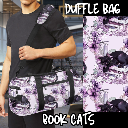 BOOK CATS - BAG RUN 3 - DUFFLE BAG - PREORDER CLOSING 10/22