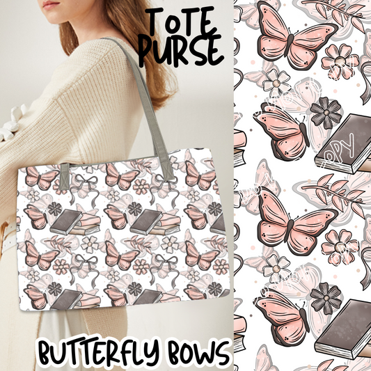 BUTTERFLY BOWS - BAG RUN 3 - TOTE PURSE - PREORDER CLOSING 10/22