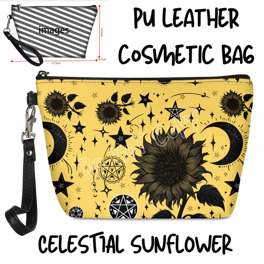 CELESTIAL SUNFLOWER - BAG RUN 3 - COSMETIC BAG - PREORDER CLOSING 10/22