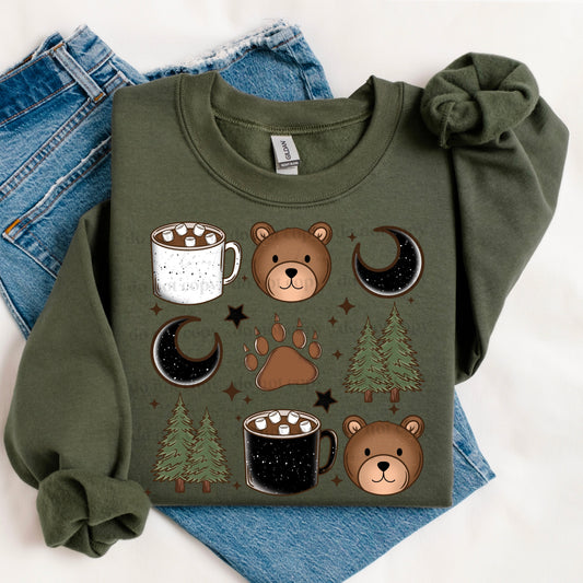 COCOA BEAR CREWNECK SWEATSHIRT