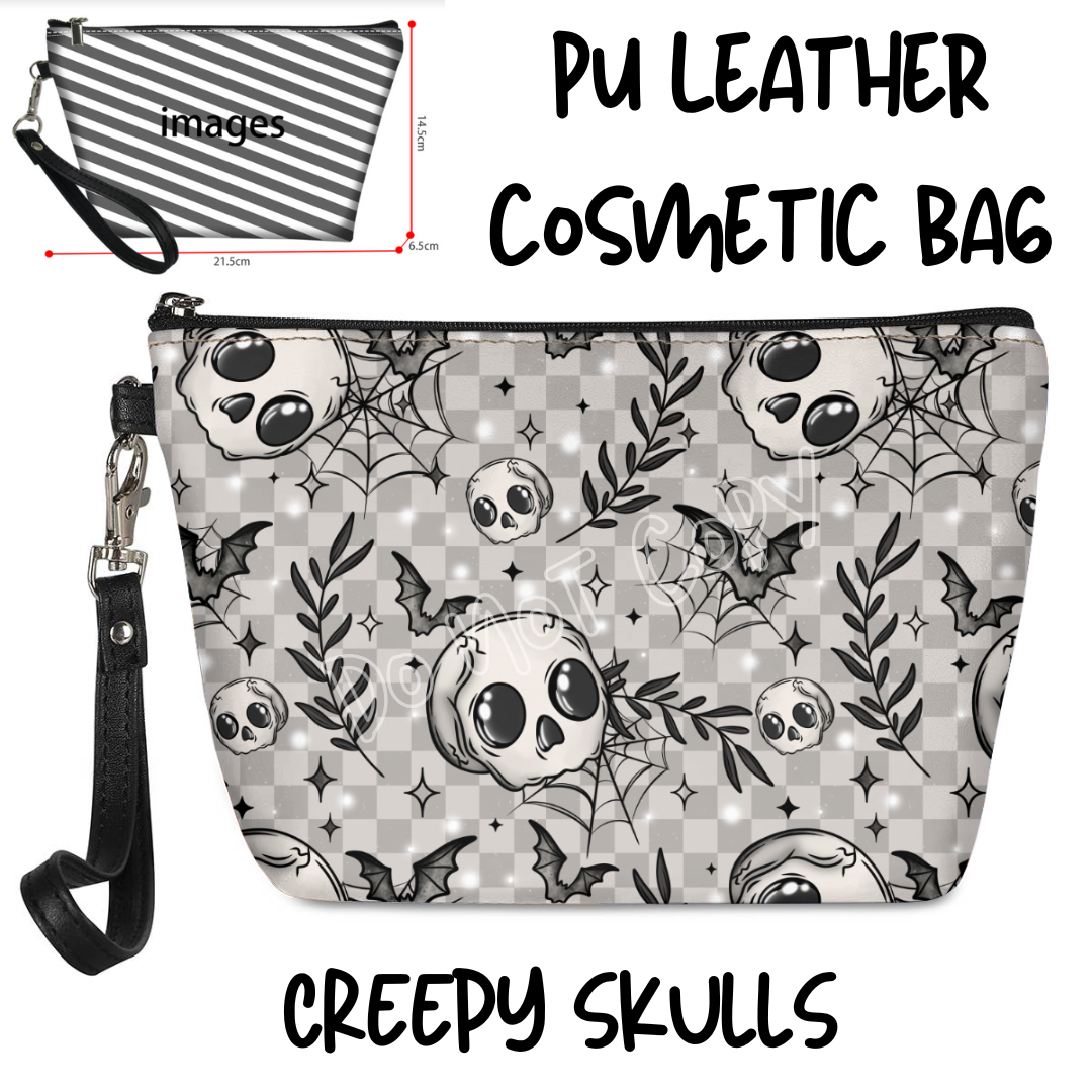 CREEPY SKULLS - BAG RUN 3 - COSMETIC BAG - PREORDER CLOSING 10/22