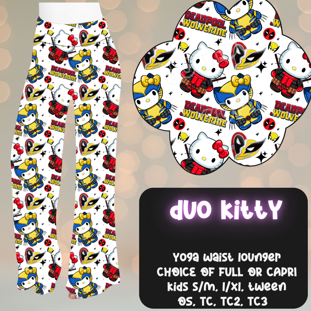 DUO KITTY - LEGGING/JOGGER/LOUNGER - KITTY COSPLAY RUN CLOSING 11/15