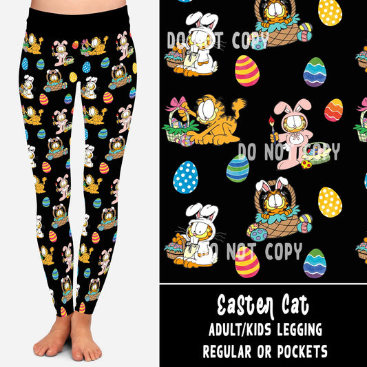 SPRING BASH RUN-EASTER CAT LEGGINGS/JOGGERS