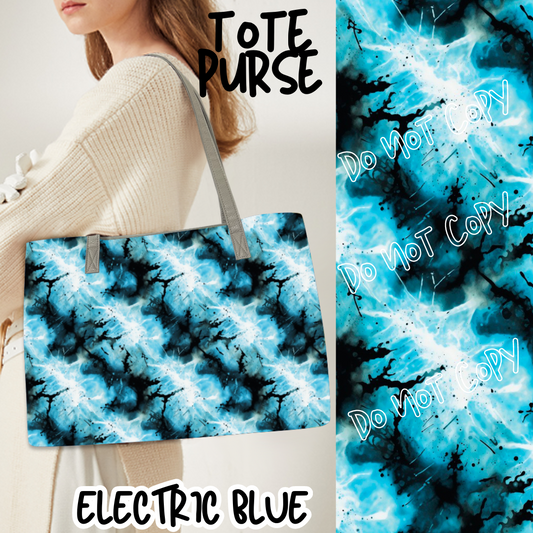 ELECTRIC BLUE - BAG RUN 3 - TOTE PURSE - PREORDER CLOSING 10/22