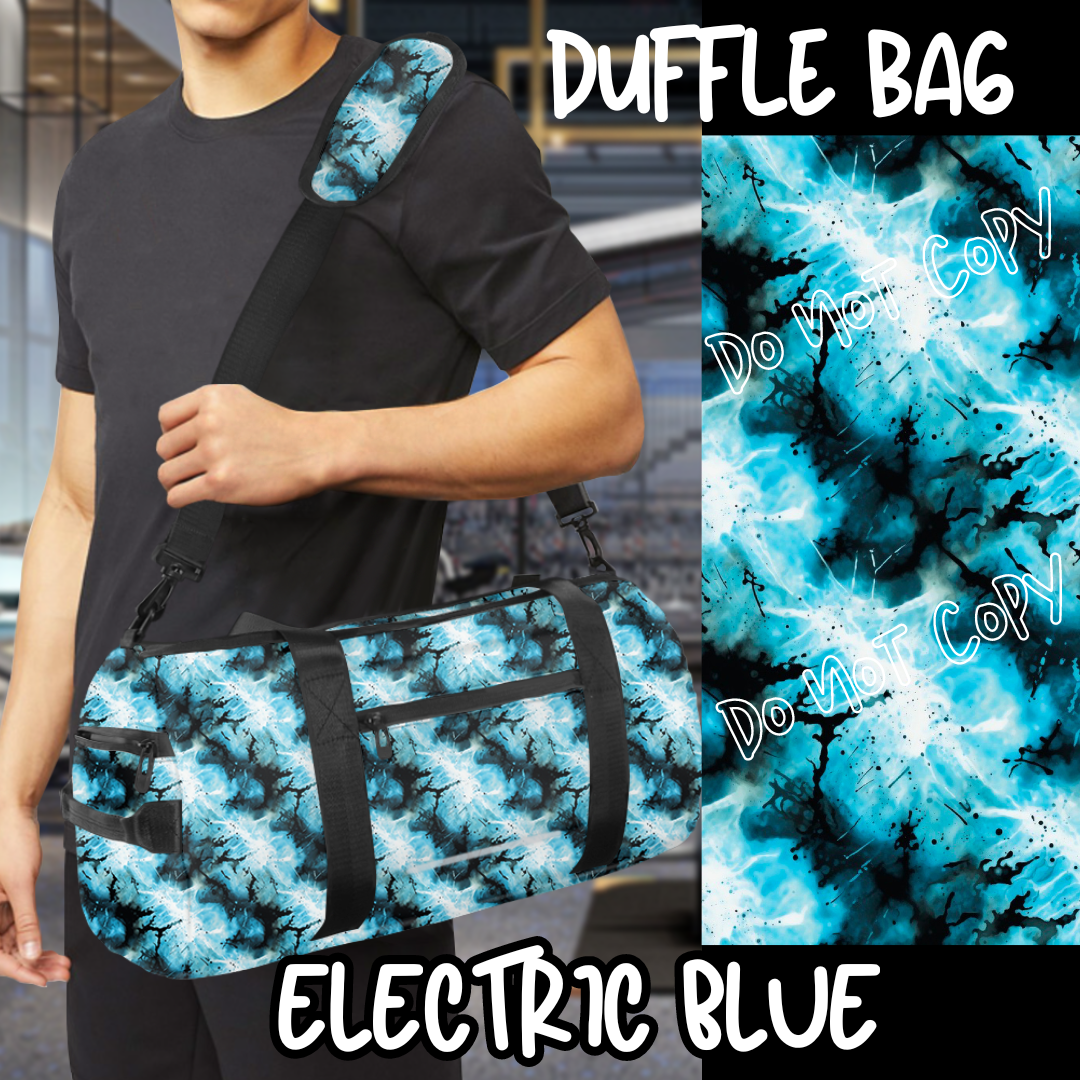 ELECTRIC BLUE - BAG RUN 3 - DUFFLE BAG - PREORDER CLOSING 10/22