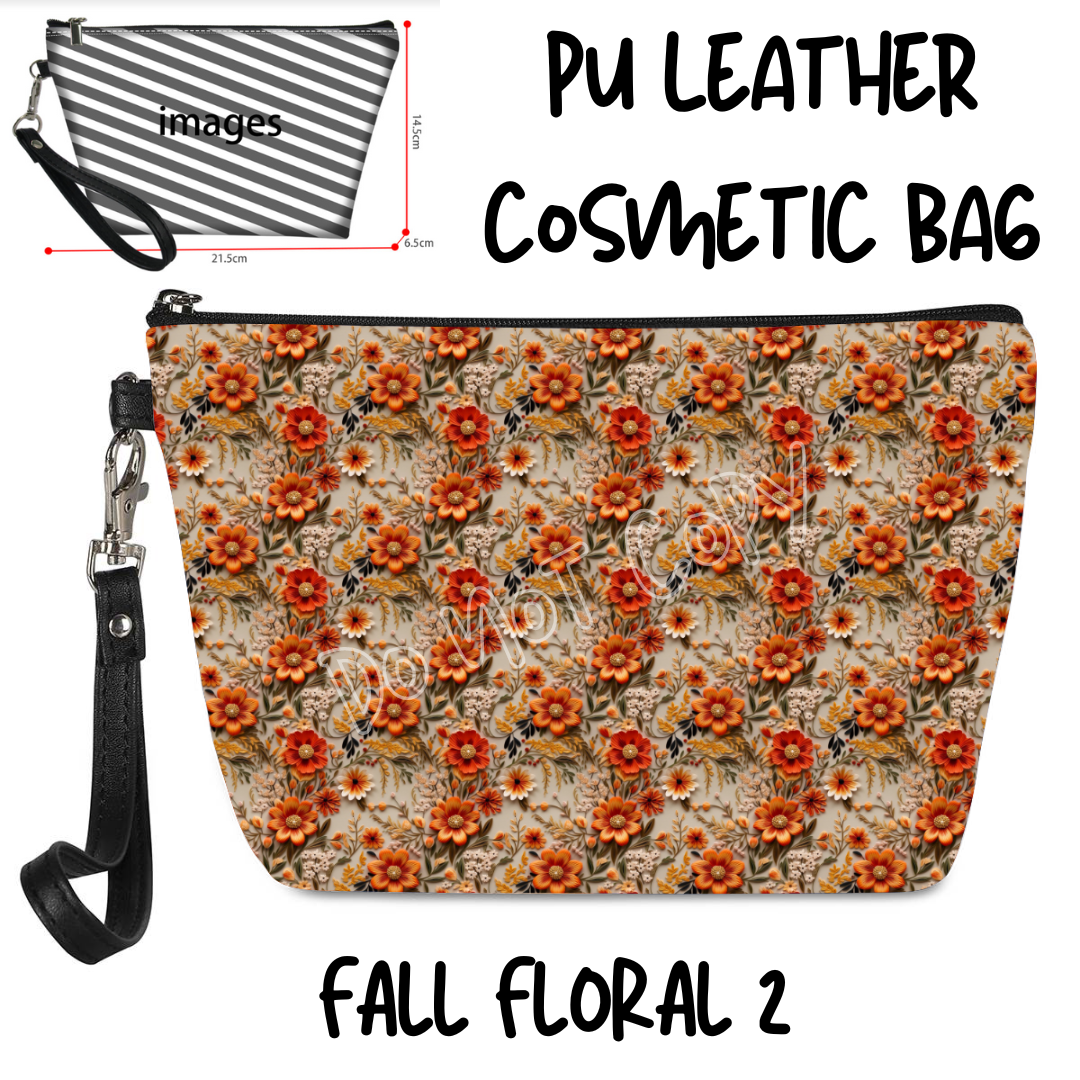 FALL FLORAL 2 - BAG RUN 3 - COSMETIC BAG - PREORDER CLOSING 10/22