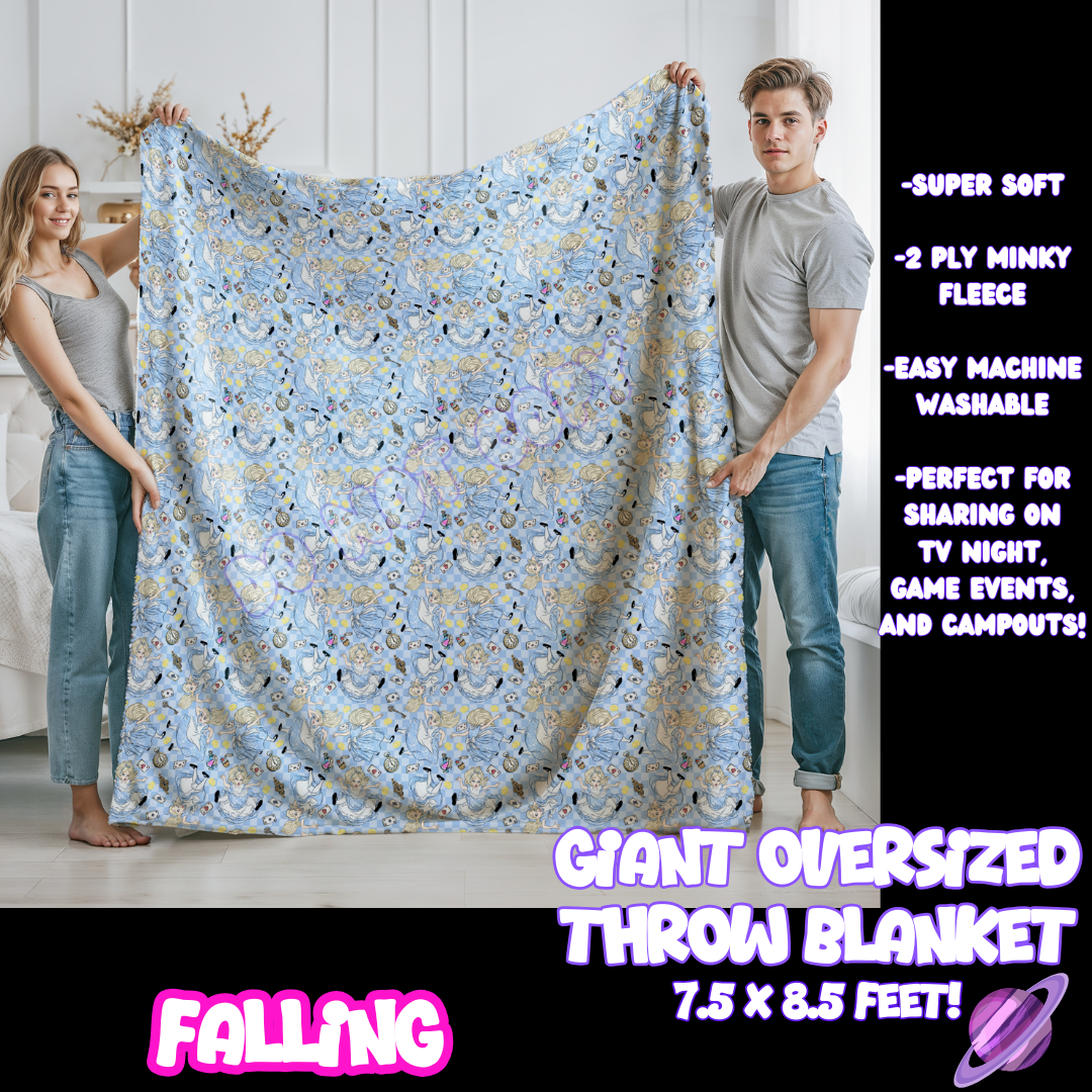 FALLING- GIANT SHAREABLE THROW BLANKETS ROUND 10-PREORDER CLOSING 12/2