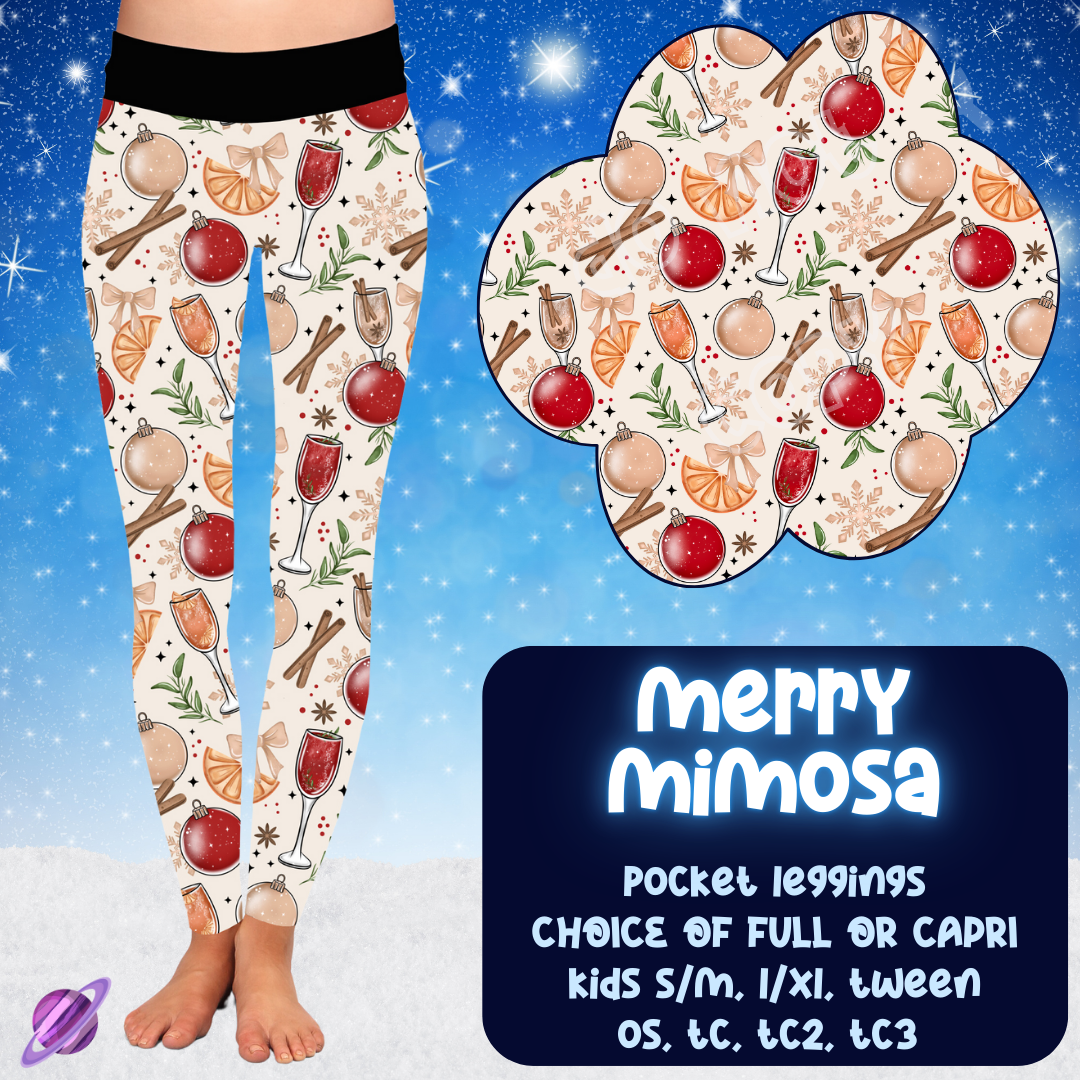 MERRY MIMOSA - LEGGING/CAPRI WINTER RUN CLOSING 10/29