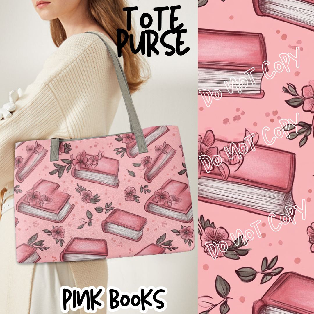 PINK BOOKS - BAG RUN 3 - TOTE PURSE - PREORDER CLOSING 10/22