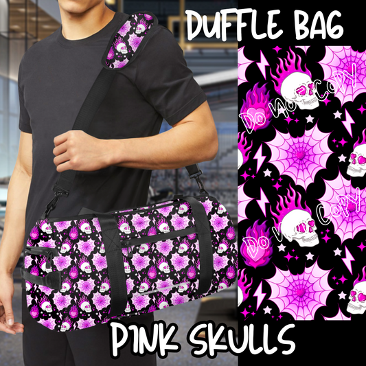 PINK SKULLS - BAG RUN 3 - DUFFLE BAG - PREORDER CLOSING 10/22