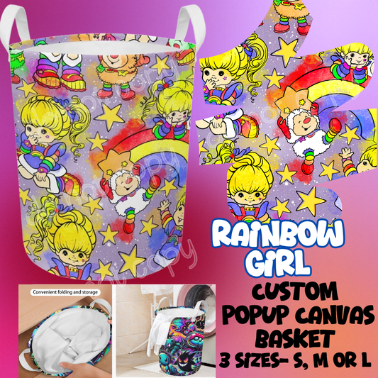 RAINBOW GIRL - STORAGE BASKETS - PREORDER CLOSING 12/4