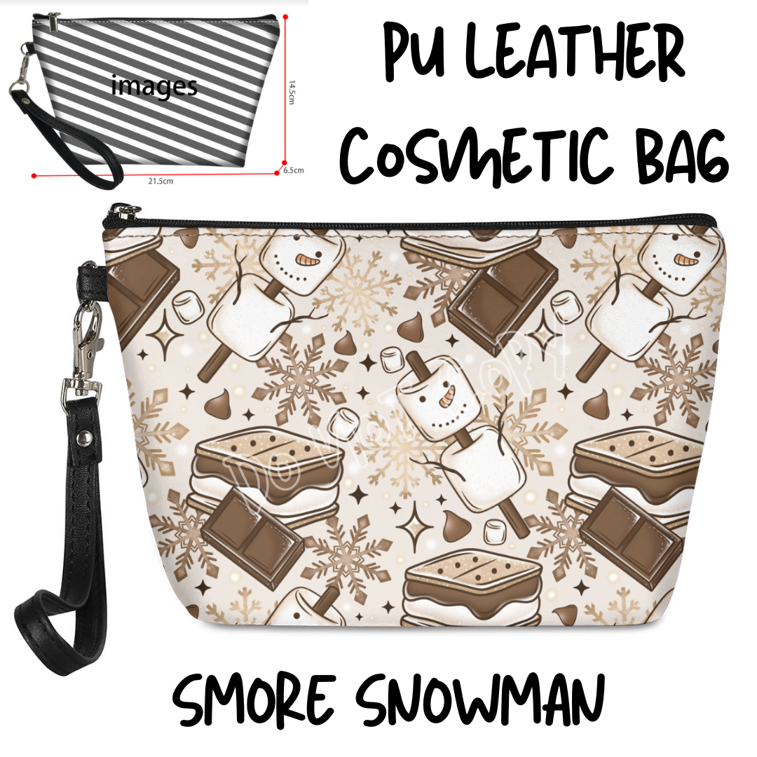 SMORE SNOWMAN - BAG RUN 3 - COSMETIC BAG - PREORDER CLOSING 10/22