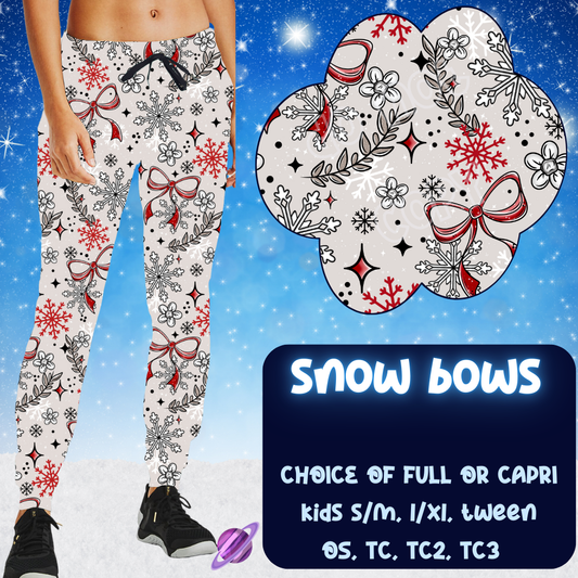 SNOW BOWS  - JOGGER/CAPRI WINTER RUN CLOSING 10/29