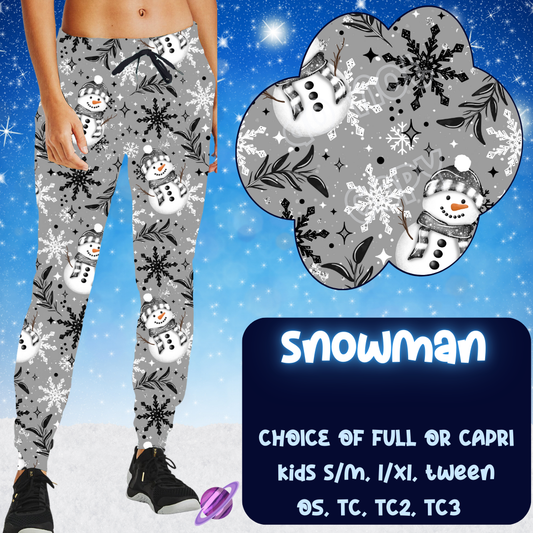 SNOWMAN   - JOGGER/CAPRI WINTER RUN CLOSING 10/29