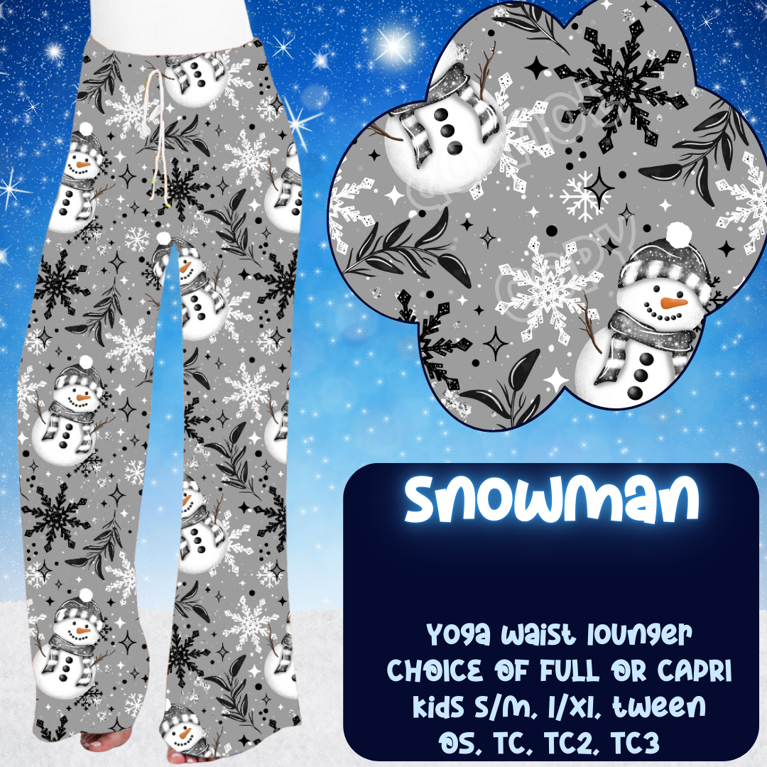 SNOWMAN - LOUNGER WINTER RUN CLOSING 10/29