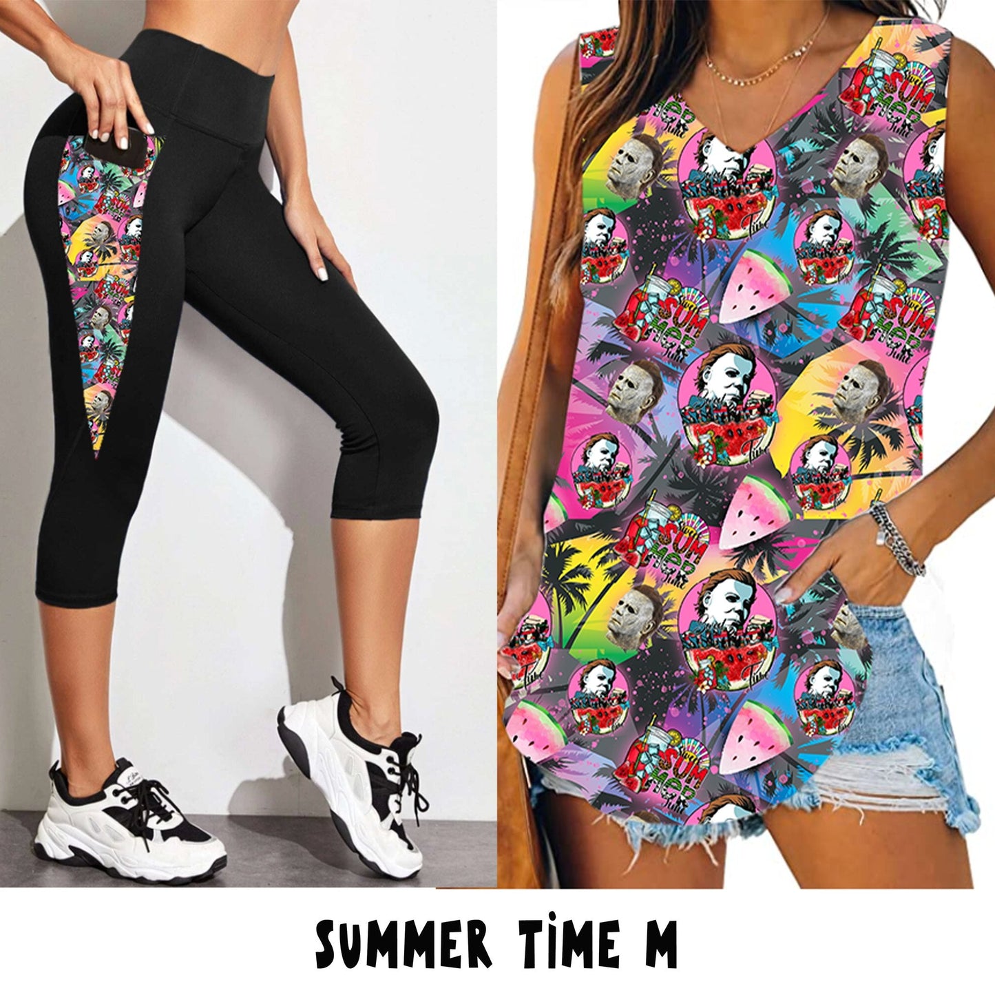 PPO RUN-SUMMER TIME M CAPRI/LEGGING