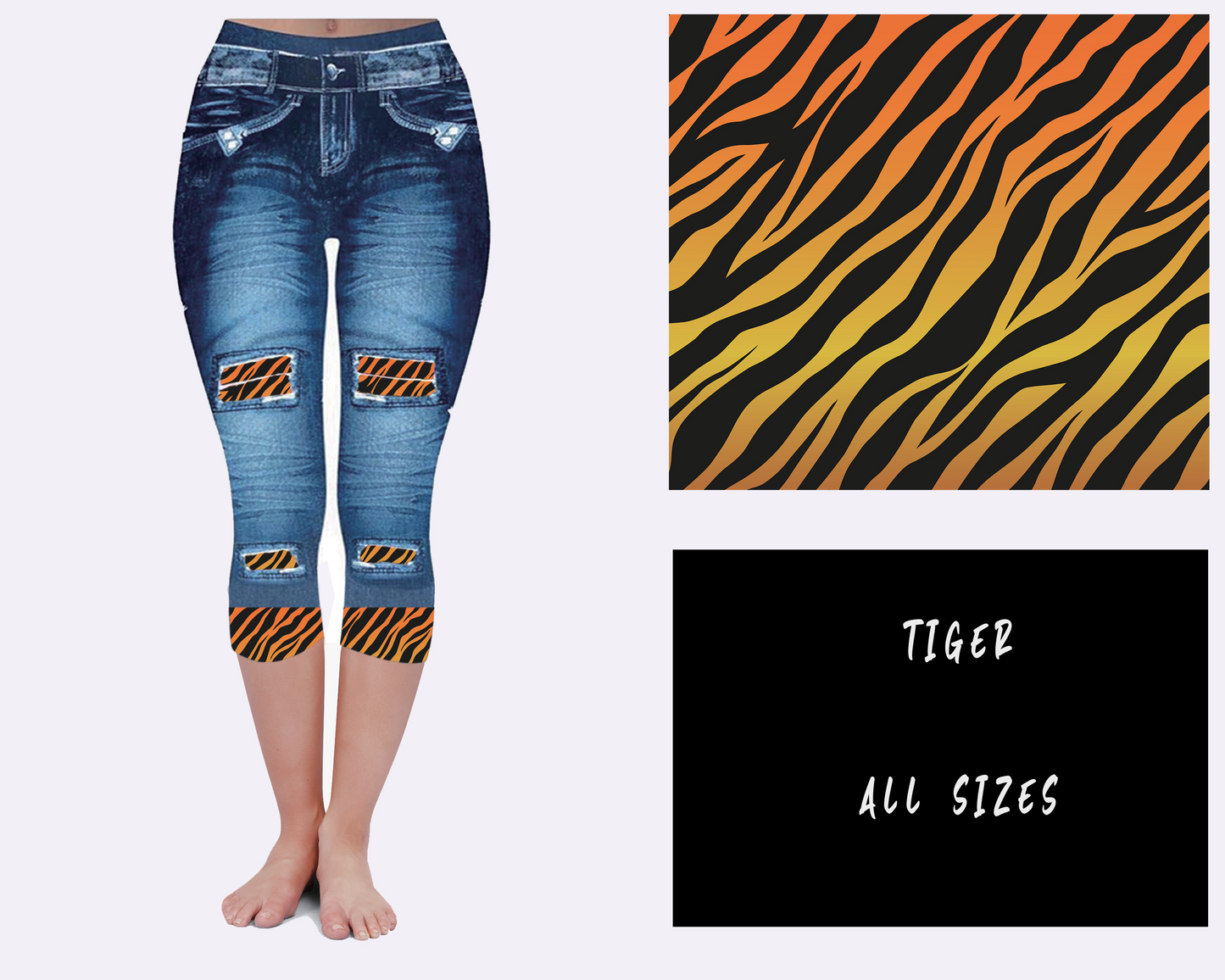 LEGGING JEAN RUN-TIGER (ACTIVE BACK POCKETS)