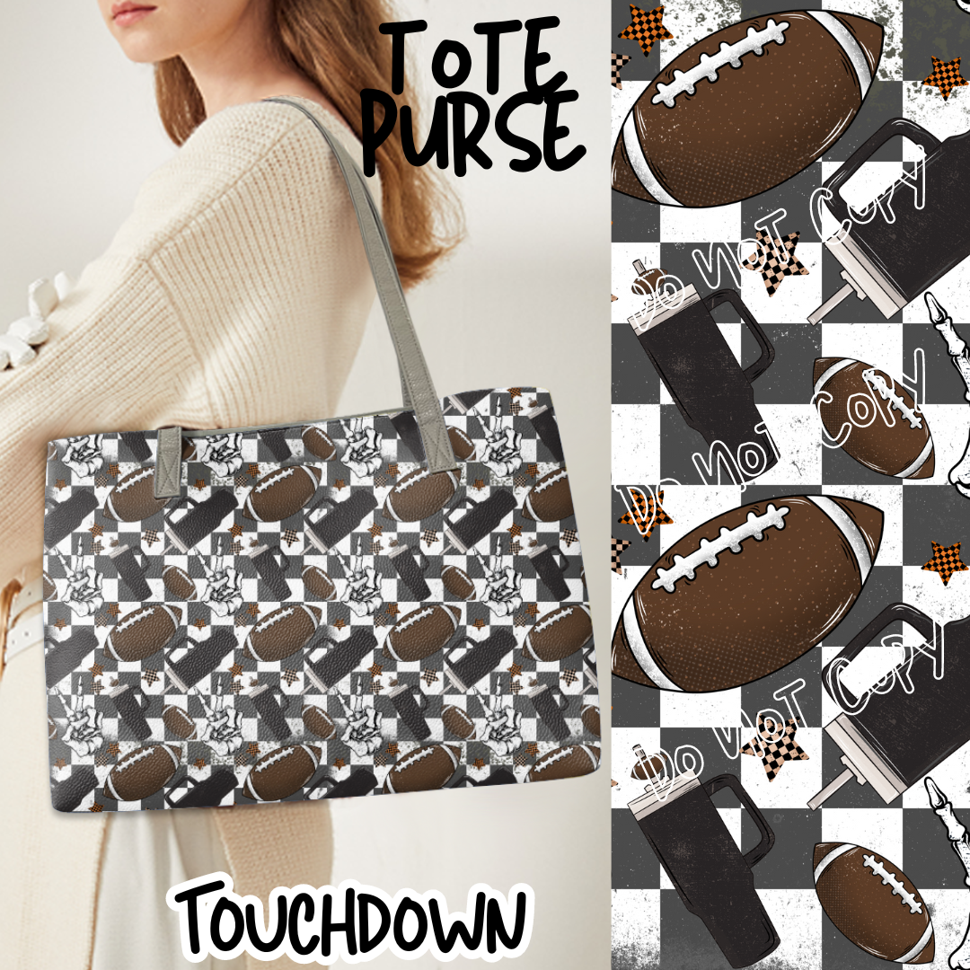 TOUCHDOWN - BAG RUN 3 - TOTE PURSE - PREORDER CLOSING 10/22